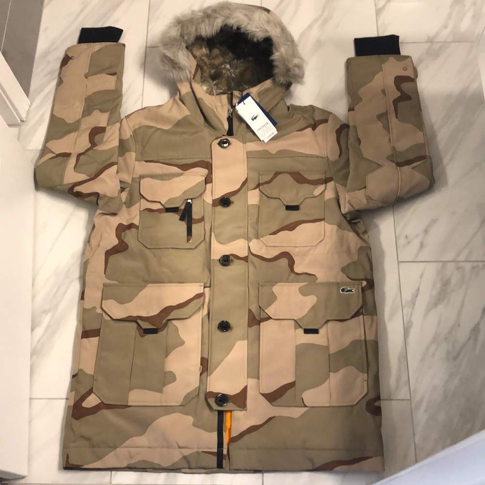 Like New Men’s Lacoste Camo Jacket